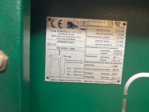 Caldaia legna pellets - legna, con