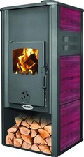 TERMOSTUFA A LEGNA ACCIAIO